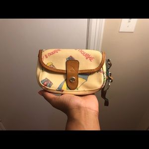 Authentic White Dooney & Bourke Wristlet